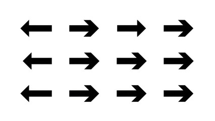 Three rows of arrows: left-pointing in the first column, and right-pointing arrows in the remaining three columns. Concept <- -> -> ->
<- -> -> ->
<- -> -> ->