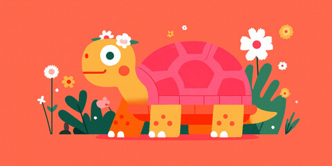 Naklejka premium Turtle