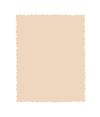 Obraz premium Rectangular beige template with ornate,vintage lace edges,designed to mimic antique photographs.Clean vector with retro details for nostalgic projects,historical content,heirloom style digital art