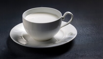 White Cup With Milk