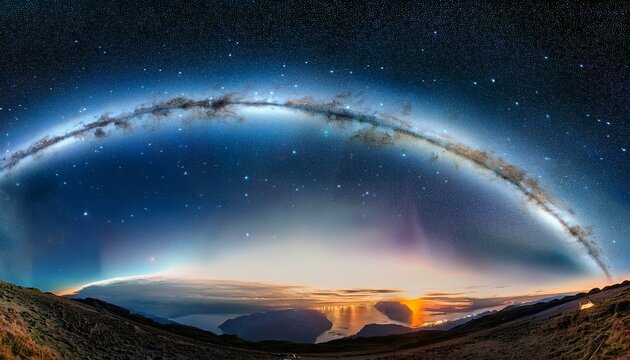 A Spectacular Fulldome Digital Projection Of Galaxy At The Planetarium
