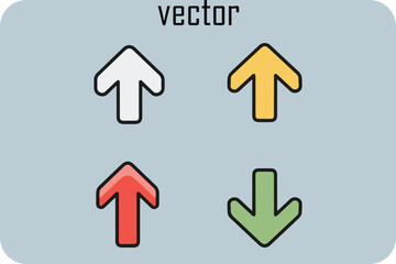 Vector arrows pointing in different directions