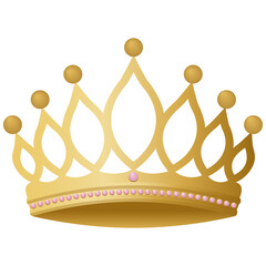 Elegant golden tiara crown  © Ирина Гнедко