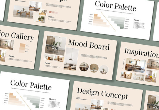 Creative Brand Mood Board Template