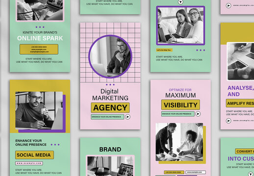 Digital Marketing Social Media Template