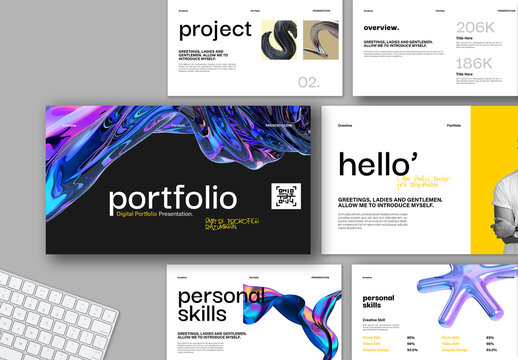 DIgital Portfolio Layout