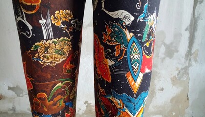 Colorful Patterned Leggings - A Vibrant Fashion Statement.