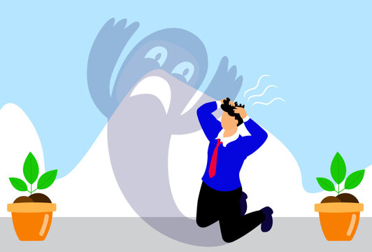 Paranoia Concept Illustration Vector Style