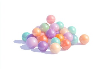 Colorful ball pit for kids playtime and fun activities