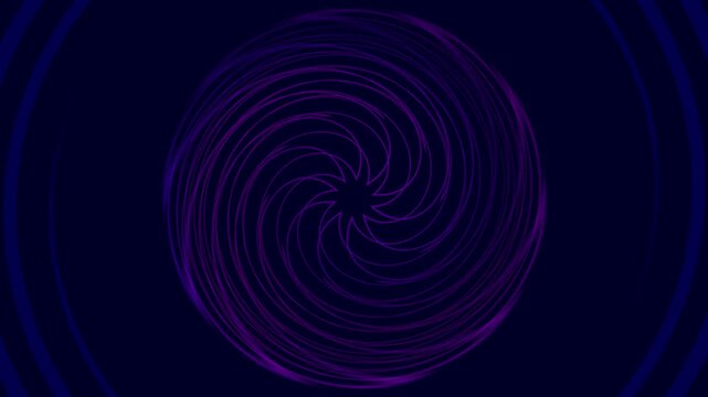 Abstract digital swirl pattern seamless loop creates a mesmerizing hypnotic visual effect
