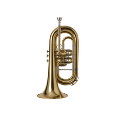 Alto horn musical instrument onTransparent background