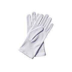 Obraz premium Pair of white gloves onTransparent background