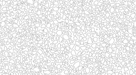 Vector illustration of dense pebble‑like texture pattern in grayscale creating abstract optical illusion effect for visual puzzles, camouflage studies, perception tests, background decoration, artisti © S.Siam