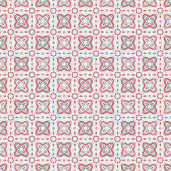 Fototapeta premium Beautiful old ceramic tile wall patterns in the park public.