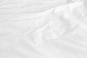 Fototapeta premium white bedding sheets texture for background