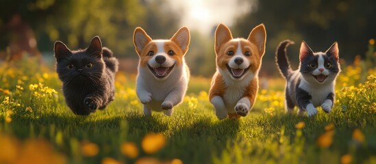 Adorable Animals Running