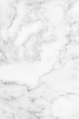 Obraz premium White marble natural pattern for background; abstract black and white