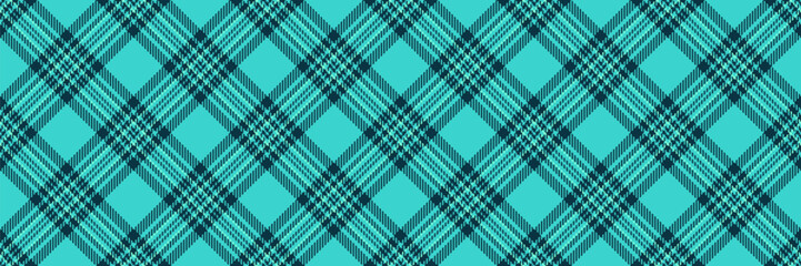 Frame vector textile plaid, goose foot texture seamless check. Robe fabric background tartan pattern in teal and dark colors. © SolaruS