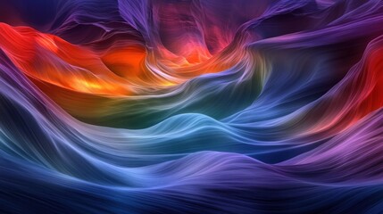 Colorful Canyon Abstract