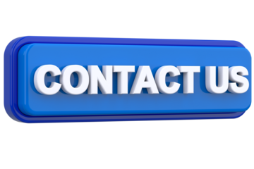 3D Contact Us Button in Blue with White Text