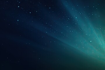 Abstract dark blue backdrop with bright turquoise beams of light emanating upwards