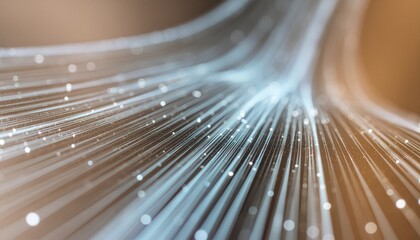 Abstract futuristic tech background. Blue lines of binary code. Digital, abstract pattern. Dynamic, rapid data stream. Futuristic