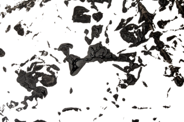 Acrylic Heavy Paint Splatters brush strokes and spots overlay transparent background grunge