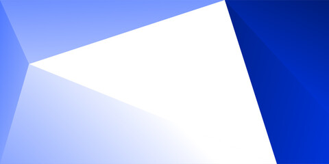 Abstract minimalist Blue and white triangle shape modern background. concept technology. vector design