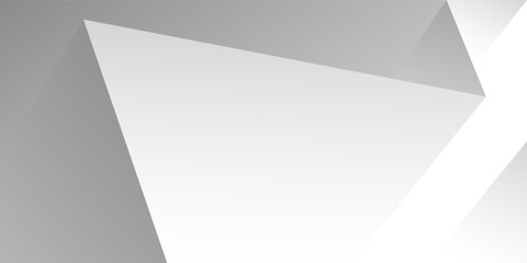 Abstract minimalist white and gray triangle shape modern background. texture white pattern. vector illustration