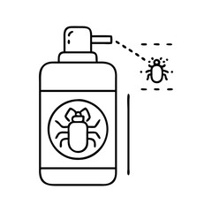 Insect repellent spray killing flying bug effective pest control