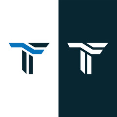 Modern letter T logo design Template Stock Vector And Vector Art.