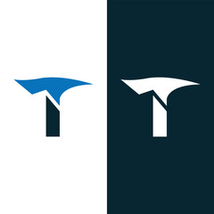 Letter T Creative And Professional Logo Stock Vector And Vector Art.