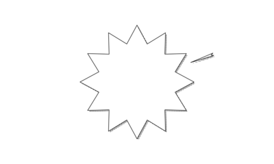 Retro comic speech bubble isolated on white background. Empty vintage cartoon dialog balloon with black halftone shadow. Design element for pop art, illustration, graphic overlay