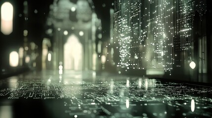 Abstract digital city architecture