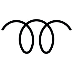 Glow plug warning symbol black dashboard automotive ignition coil icon