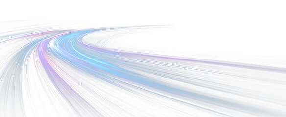 Cyber Neon Swirl Lines PNG Dynamic Light Streaks Motion Effect © Татьяна Куриленко