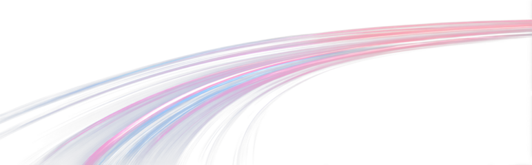 Dynamic Curved Speed Line Vortex PNG with Glowing Motion Trails Effect