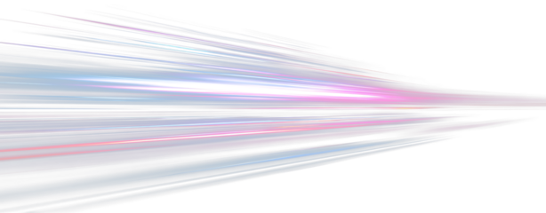 Glowing Neon Energy Lines with Motion Trails on Dark Background PNG