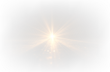 Bright Sun Light Sunshine Sunlight Flare Glow Ray Shine PNG Overlay for Transparent Art Sparkling Warmth in Summer Visuals