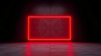 Access denied cybersecurity concept using abstract red light barrier