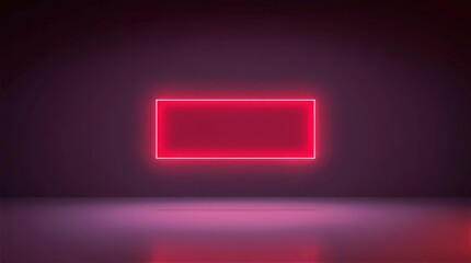 Abstract glowing warning window representing cybersecurity system alert