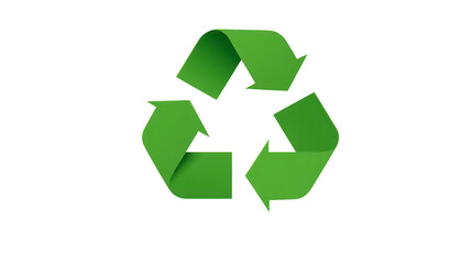 Obraz premium Recycling symbol green arrows eco friendly sustainability environmental conservation waste management reduce reuse recycle clean background isolated vector illustration