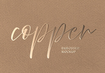Copper Foil Mockup