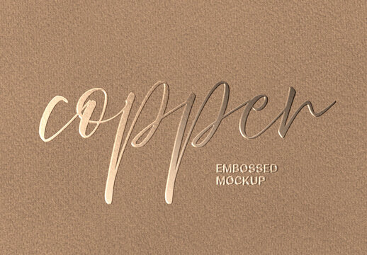 Copper Foil Mockup