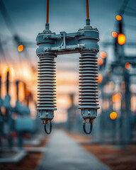 Electrical transformer coil schematic symbol, crisp black line icon on white