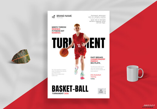 Basketball Sports Flyer Template