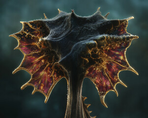 macro of alien flora or fauna