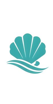 simple seashell logo