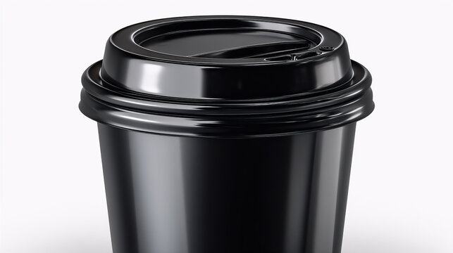 Close-Up Black Coffee Cup with lid, black coffee cup, black coffee cup isolated, black coffee mug, black coffee cup, coffee cup isolated on white, black coffee mug black coffee cup, black plastic bott