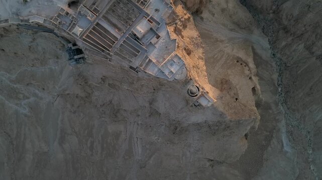 Aerial Drone Masada Ancient Fortress Desert Israel

Drone aerial view of Masada ancient desert fortress plateau 1.1.2026 Israel
